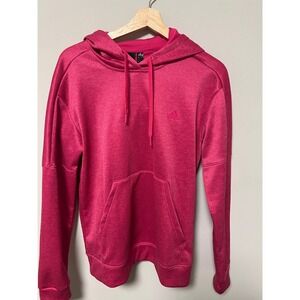 Adidas Climawarm Hoodie Womens L Pink NWT Athletic Performance Sweatshirt
